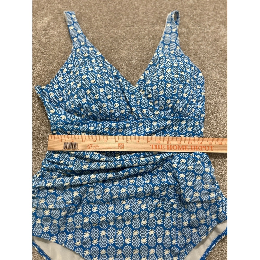 Boden Set Of 2 US 20-22 Long Swimsuits - Lemons & Pineapples Excellent Condition - Picture 13 of 16